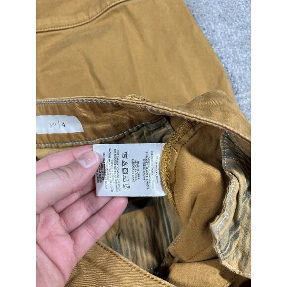 Chino's by Anthropolgie Wide Leg Cropped Pants Size 4 - Picture 3 of 7